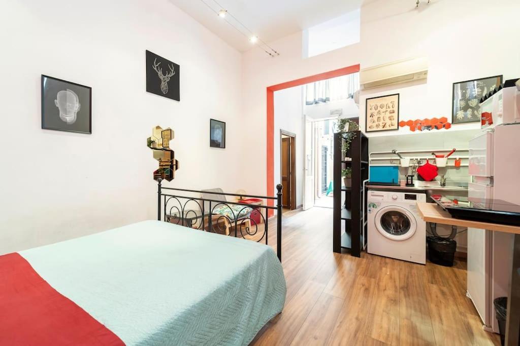 Central And Cozy Loft With Courtyard โบโลญญา ภายนอก รูปภาพ